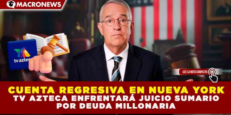 CUENTA REGRESIVA EN NUEVA YORK: TV AZTECA ENFRENTARÁ JUICIO SUMARIO POR DEUDA MILLONARIA