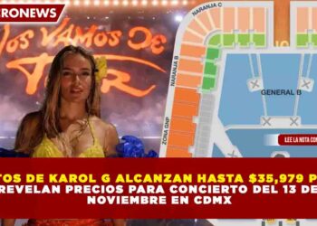 BOLETOS DE KAROL G ALCANZAN HASTA $35,979 PESOS: REVELAN PRECIOS PARA CONCIERTO DEL 13 DE NOVIEMBRE EN CDMX