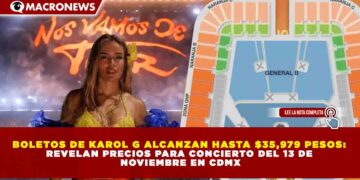 BOLETOS DE KAROL G ALCANZAN HASTA $35,979 PESOS: REVELAN PRECIOS PARA CONCIERTO DEL 13 DE NOVIEMBRE EN CDMX
