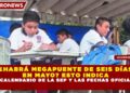  ¿HABRÁ MEGAPUENTE DE SEIS DÍAS  EN MAYO? ESTO INDICA  EL CALENDARIO DE LA SEP Y LAS FECHAS OFICIALES