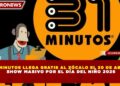 31 MINUTOS LLEGA GRATIS AL ZÓCALO EL 30 DE ABRIL: SHOW MASIVO POR EL DÍA DEL NIÑO 2026