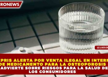 COFEPRIS ALERTA POR VENTA ILEGAL EN INTERNET DE MEDICAMENTO PARA LA OSTEOPOROSIS Y ADVIERTE SOBRE RIESGOS PARA LA SALUD DE LOS CONSUMIDORES