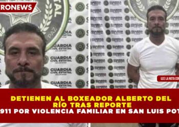 DETIENEN AL BOXEADOR ALBERTO DEL RÍO TRAS REPORTE AL 911 POR VIOLENCIA FAMILIAR EN SAN LUIS POTOSÍ