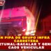 FUGA EN PIPA DE GRUPO INFRA CIERRA CARRETERA CHETUMAL-BACALAR Y GENERA CAOS VEHICULAR