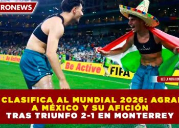 IRAK CLASIFICA AL MUNDIAL 2026: AGRADECE A MÉXICO Y SU AFICIÓN TRAS TRIUNFO 2-1 EN MONTERREY