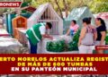 PUERTO MORELOS ACTUALIZA REGISTRO DE MÁS DE 600 TUMBAS EN SU PANTEÓN MUNICIPAL