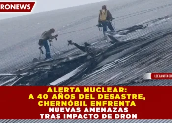 ALERTA NUCLEAR: A 40 AÑOS DEL DESASTRE, CHERNÓBIL ENFRENTA NUEVAS AMENAZAS TRAS IMPACTO DE DRON