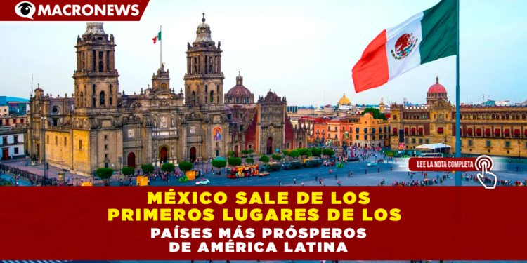 MÉXICO SALE DE LOS PRIMEROS LUGARES DE LOS PAÍSES MÁS PRÓSPEROS DE AMÉRICA LATINA