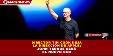 TIM COOK DEJA LA DIRECCIÓN DE APPLE; JOHN TERNUS SERÁ EL NUEVO CEO
