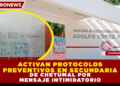 ACTIVAN PROTOCOLOS PREVENTIVOS EN SECUNDARIA DE CHETUMAL POR MENSAJE INTIMIDATORIO